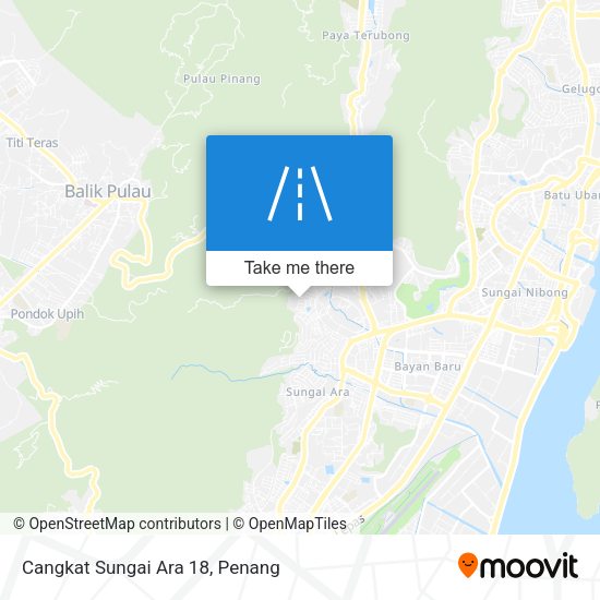 Peta Cangkat Sungai Ara 18