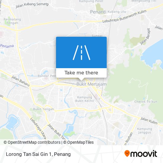 Lorong Tan Sai Gin 1 map