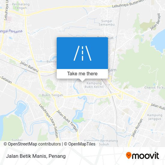 Jalan Betik Manis map