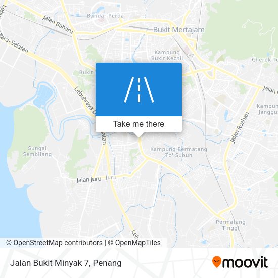 Peta Jalan Bukit Minyak 7