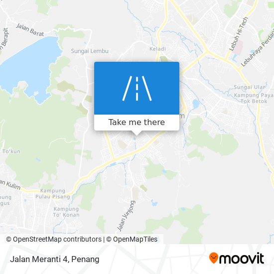 Jalan Meranti 4 map