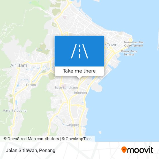 Jalan Sitiawan map