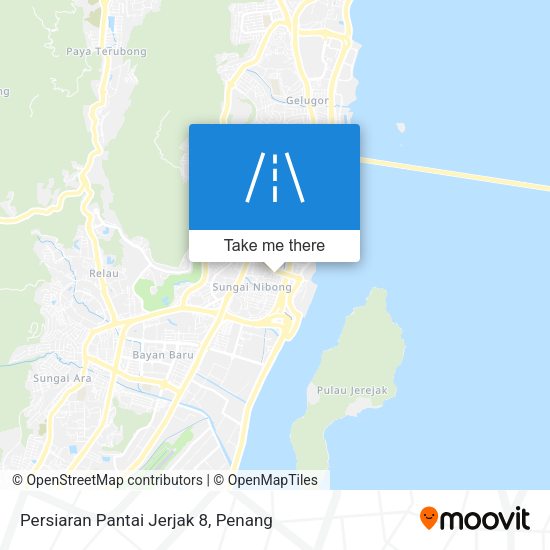 Persiaran Pantai Jerjak 8 map