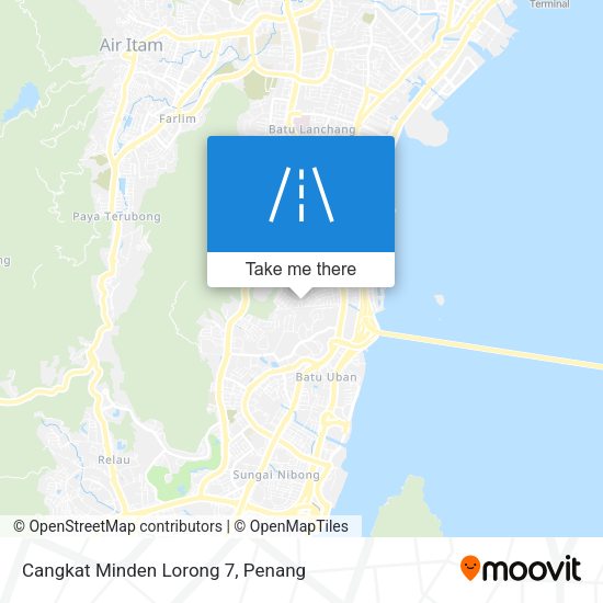 Cangkat Minden Lorong 7 map