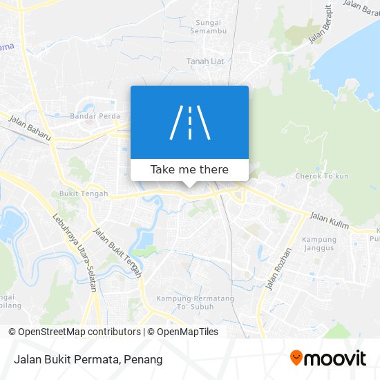 Peta Jalan Bukit Permata