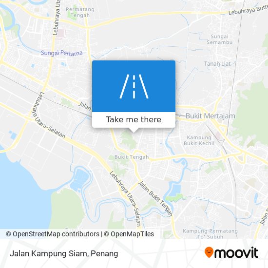 Peta Jalan Kampung Siam