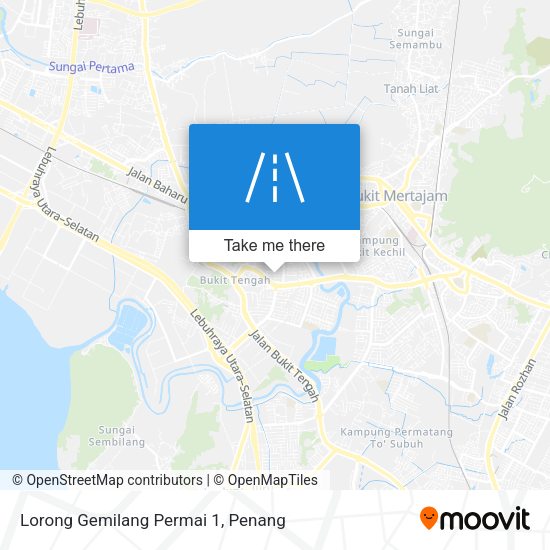 Lorong Gemilang Permai 1 map