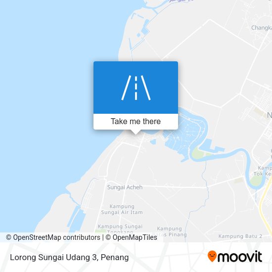 Peta Lorong Sungai Udang 3