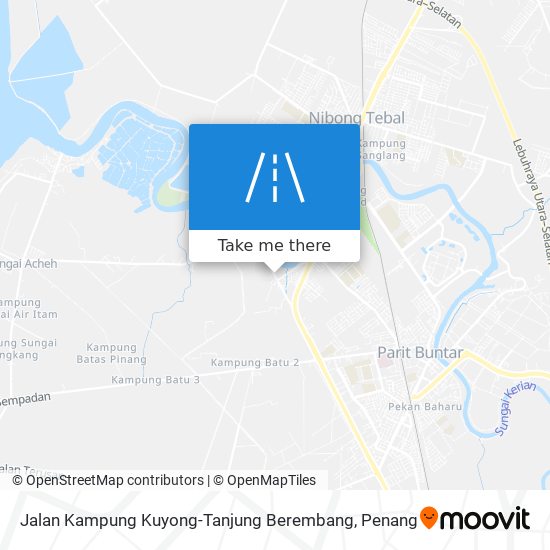 Peta Jalan Kampung Kuyong-Tanjung Berembang