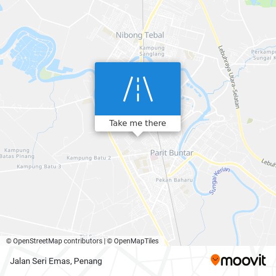 Jalan Seri Emas map