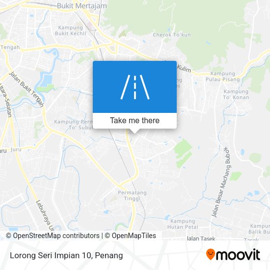 Peta Lorong Seri Impian 10