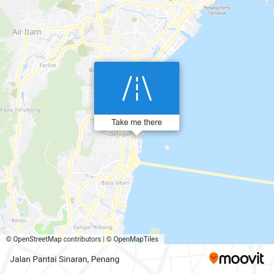 Jalan Pantai Sinaran map