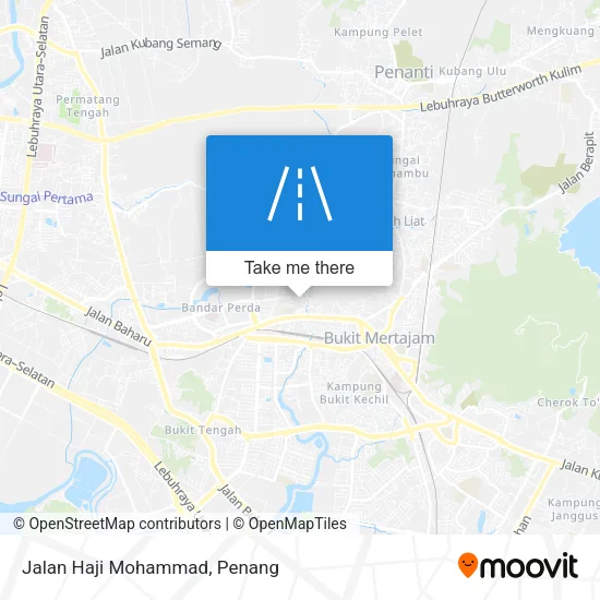 Jalan Haji Mohammad map