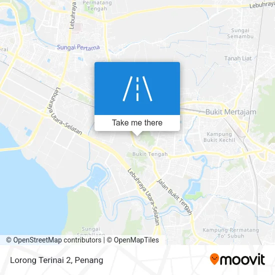 Lorong Terinai 2 map