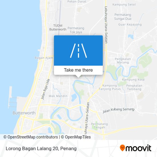 Lorong Bagan Lalang 20 map