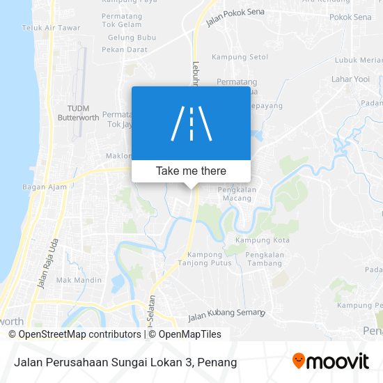 Jalan Perusahaan Sungai Lokan 3 map