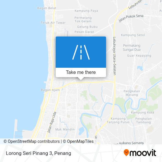 Peta Lorong Seri Pinang 3