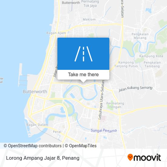 Peta Lorong Ampang Jajar 8