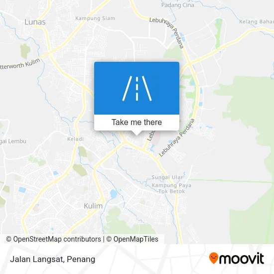 Jalan Langsat map