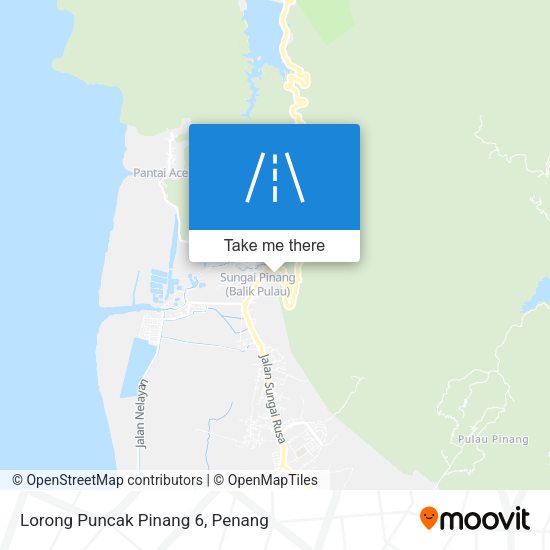Lorong Puncak Pinang 6 map