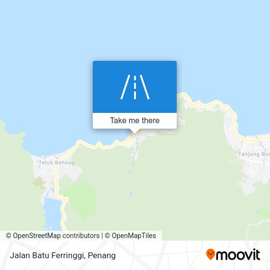 Peta Jalan Batu Ferringgi