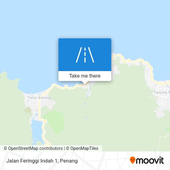 Jalan Feringgi Indah 1 map