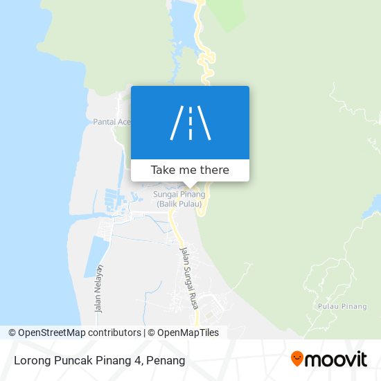 Lorong Puncak Pinang 4 map