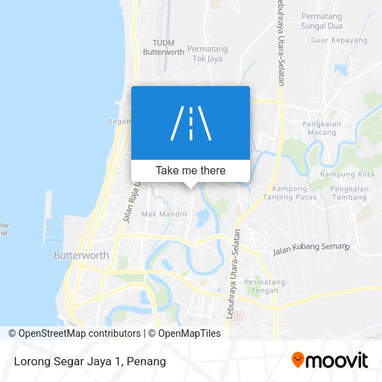 Peta Lorong Segar Jaya 1