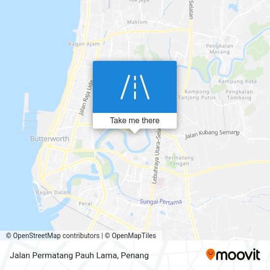 Jalan Permatang Pauh Lama map