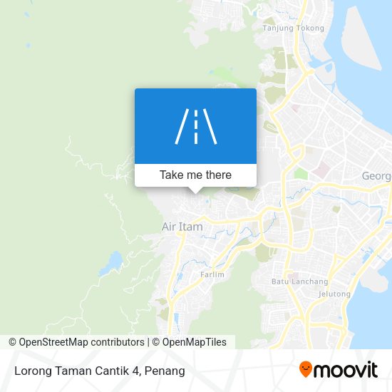Peta Lorong Taman Cantik 4