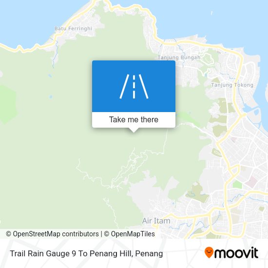 Peta Trail Rain Gauge 9 To Penang Hill