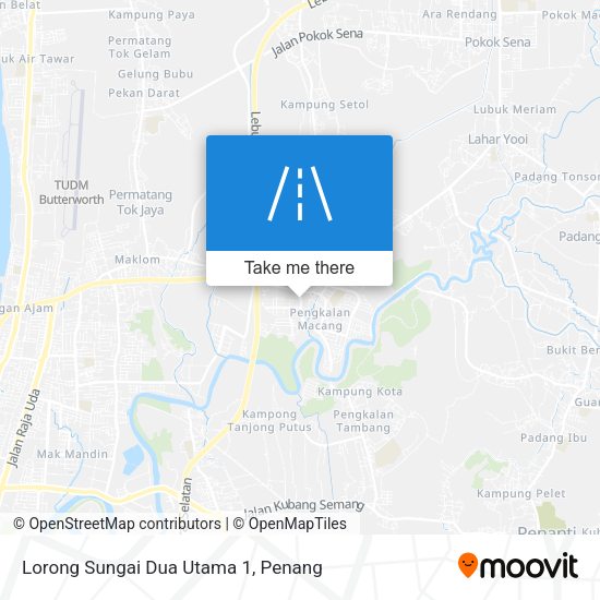 Lorong Sungai Dua Utama 1 map