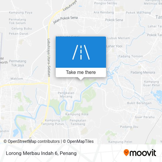 Peta Lorong Merbau Indah 6