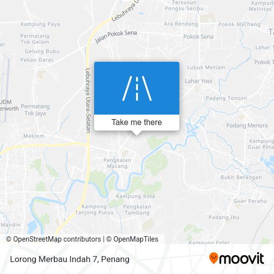 Lorong Merbau Indah 7 map