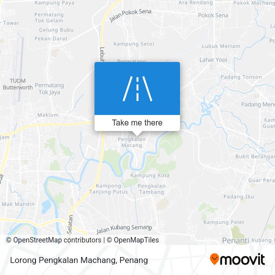 Peta Lorong Pengkalan Machang