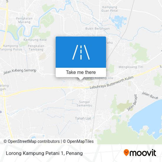 Peta Lorong Kampung Petani 1