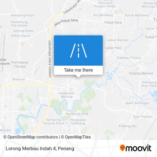 Peta Lorong Merbau Indah 4
