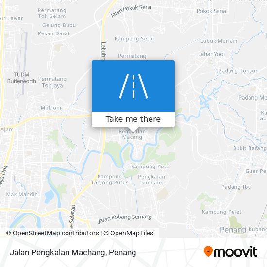 Peta Jalan Pengkalan Machang