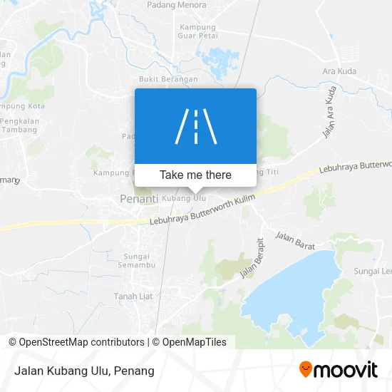 Jalan Kubang Ulu map