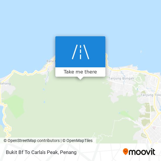 Peta Bukit Bf To Carla's Peak