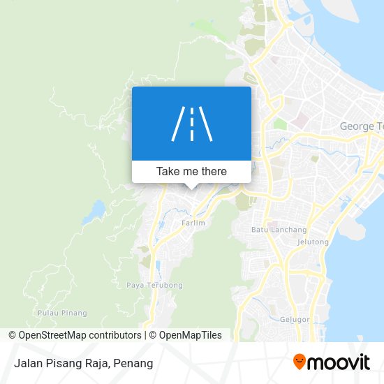 Jalan Pisang Raja map