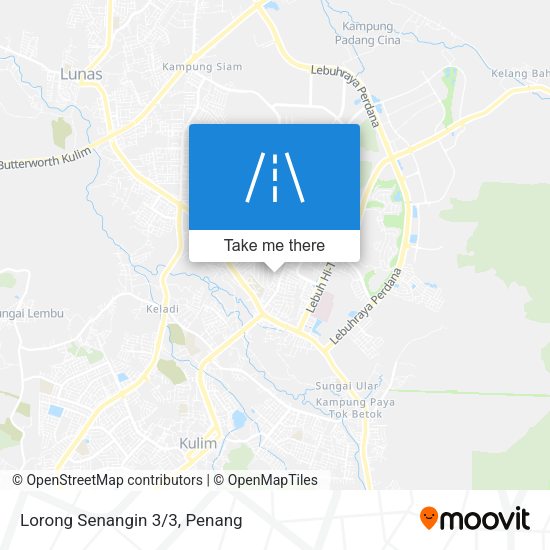 Peta Lorong Senangin 3/3