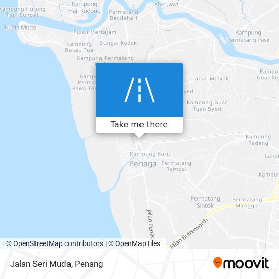 Jalan Seri Muda map