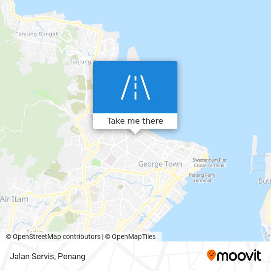 Jalan Servis map