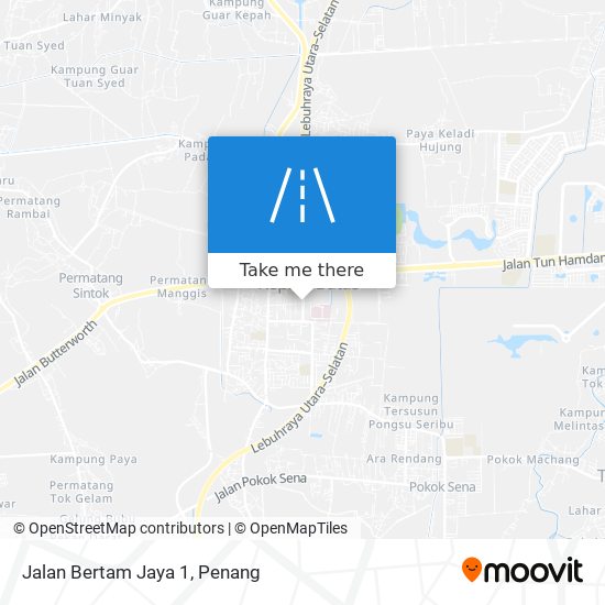 Peta Jalan Bertam Jaya 1