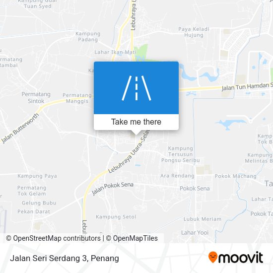 Peta Jalan Seri Serdang 3
