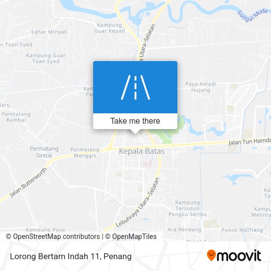 Lorong Bertam Indah 11 map