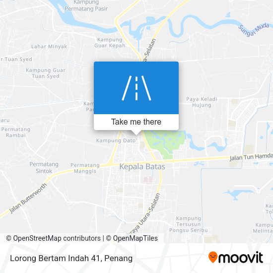Lorong Bertam Indah 41 map
