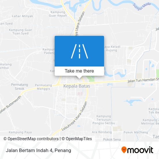 Jalan Bertam Indah 4 map