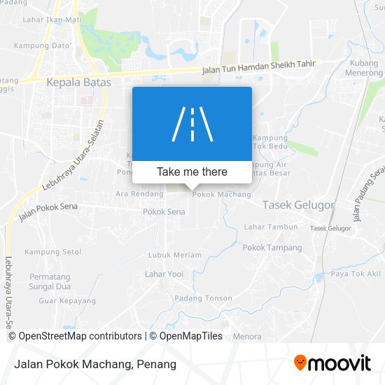 Peta Jalan Pokok Machang